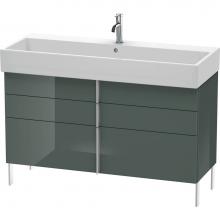 Duravit VA658903838 - Duravit Vero Air Floor Standing Vanity Unit  Dolomiti Gray High Gloss