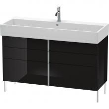 Duravit VA658904040 - Duravit Vero Air Floor Standing Vanity Unit  Black High Gloss