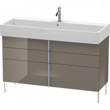 Duravit VA658908989 - Duravit Vero Air Floor Standing Vanity Unit  Flannel Gray High Gloss