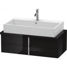 Duravit VE560804040 - Duravit Vero Two Drawer Vanity Unit For Console Black