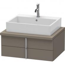 Duravit VE561609090 - Duravit Vero Vanity Unit for Console  Flannel Gray Satin Matte