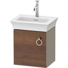 Duravit WT4250L77H2 - White Tulip Wall-Mounted Vanity Unit American Walnut