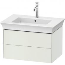 Duravit WT434103636 - White Tulip Wall-Mounted Vanity Unit White Satin Matte