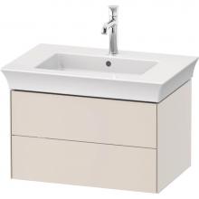 Duravit WT434103939 - White Tulip Wall-Mounted Vanity Unit Nordic White Satin Matte