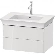 Duravit WT434108585 - White Tulip Wall-Mounted Vanity Unit White High Gloss