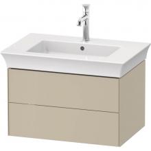 Duravit WT43410H3H3 - White Tulip Wall-Mounted Vanity Unit Taupe High Gloss