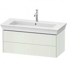 Duravit WT434203636 - White Tulip Wall-Mounted Vanity Unit White Satin Matte