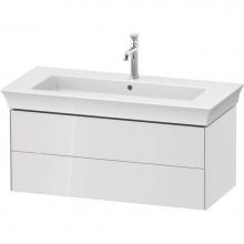 Duravit WT434208585 - White Tulip Wall-Mounted Vanity Unit White High Gloss