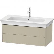 Duravit WT43420H3H3 - White Tulip Wall-Mounted Vanity Unit Taupe High Gloss