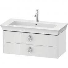 Duravit WT435208585 - White Tulip Wall-Mounted Vanity Unit White High Gloss