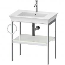 Duravit WT4543L3636 - White Tulip Floorstanding Metal Console White Satin Matte