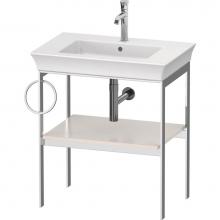 Duravit WT4543L3939 - White Tulip Floorstanding Metal Console Nordic White Satin Matte