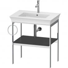 Duravit WT4543L5858 - White Tulip Floorstanding Metal Console Graphite Satin Matte