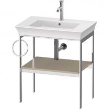 Duravit WT4543L6060 - White Tulip Floorstanding Metal Console Taupe Satin Matte