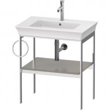 Duravit WT4543L9292 - White Tulip Floorstanding Metal Console Stone Gray Satin Matte