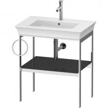 Duravit WT4543LH1H1 - White Tulip Floorstanding Metal Console Graphite High Gloss