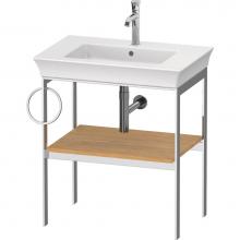 Duravit WT4543LH5H5 - White Tulip Floorstanding Metal Console Natural Oak Solid