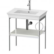 Duravit WT4543R3636 - White Tulip Floorstanding Metal Console White Satin Matte