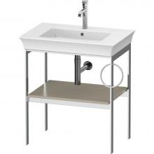 Duravit WT4543R6060 - White Tulip Floorstanding Metal Console Taupe Satin Matte