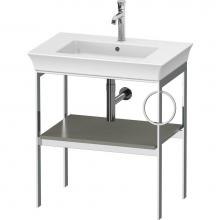 Duravit WT4543R9292 - White Tulip Floorstanding Metal Console Stone Gray Satin Matte