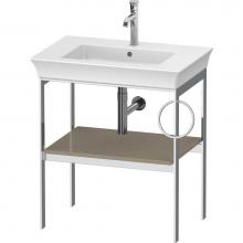 Duravit WT4543RH2H2 - White Tulip Floorstanding Metal Console Stone Gray High Gloss