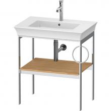 Duravit WT4543RH5H5 - White Tulip Floorstanding Metal Console Natural Oak Solid