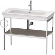 Duravit WT4544L9292 - White Tulip Floorstanding Metal Console Stone Gray Satin Matte