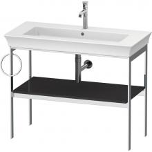 Duravit WT4544LH1H1 - White Tulip Floorstanding Metal Console Graphite High Gloss