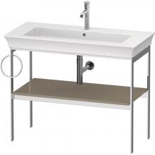 Duravit WT4544LH2H2 - White Tulip Floorstanding Metal Console Stone Gray High Gloss