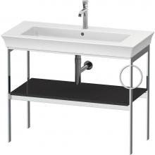 Duravit WT4544RH1H1 - White Tulip Floorstanding Metal Console Graphite High Gloss