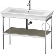 Duravit WT4544RH2H2 - White Tulip Floorstanding Metal Console Stone Gray High Gloss