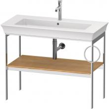 Duravit WT4544RH5H5 - White Tulip Floorstanding Metal Console Natural Oak Solid