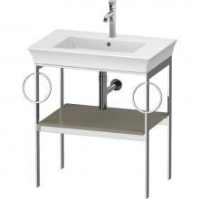 Duravit WT4546BH2H2 - White Tulip Floorstanding Metal Console