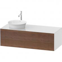 Duravit WT4977L7785 - White Tulip Wall-Mounted Vanity Unit American Walnut