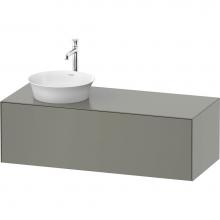 Duravit WT4977L9292 - White Tulip Wall-Mounted Vanity Unit Stone Gray