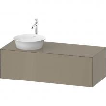 Duravit WT4977LH2H2 - White Tulip Wall-Mounted Vanity Unit Stone Gray