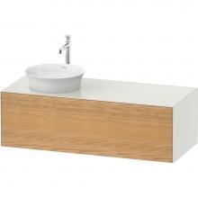 Duravit WT4977LH536 - White Tulip Wall-Mounted Vanity Unit Natural Oak