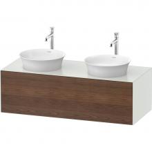 Duravit WT4978B7736 - White Tulip Wall-Mounted Vanity Unit American Walnut