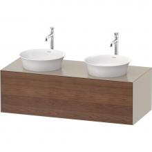 Duravit WT4978B7760 - White Tulip Wall-Mounted Vanity Unit American Walnut