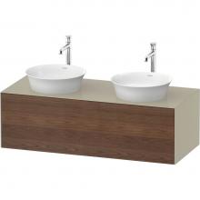 Duravit WT4978B77H3 - White Tulip Wall-Mounted Vanity Unit American Walnut