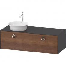 Duravit WT4982L77H1 - White Tulip Wall-Mounted Vanity Unit American Walnut