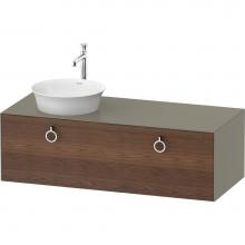 Duravit WT4982L77H2 - White Tulip Wall-Mounted Vanity Unit American Walnut