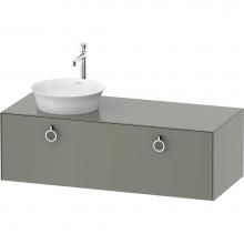 Duravit WT4982L9292 - White Tulip Wall-Mounted Vanity Unit Stone Gray