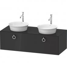 Duravit WT4983BH1H1 - White Tulip Wall-Mounted Vanity Unit Graphite