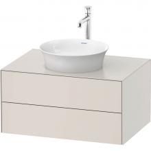 Duravit WT498503939 - White Tulip Wall-Mounted Vanity Unit Nordic White Satin Matte