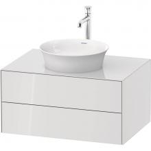 Duravit WT498508585 - White Tulip Wall-Mounted Vanity Unit White High Gloss