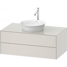 Duravit WT498603939 - White Tulip Wall-Mounted Vanity Unit Nordic White Satin Matte