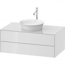 Duravit WT498608585 - White Tulip Wall-Mounted Vanity Unit White High Gloss