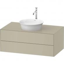 Duravit WT49860H3H3 - White Tulip Wall-Mounted Vanity Unit Taupe High Gloss