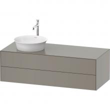 Duravit WT4987L9292 - White Tulip Wall-Mounted Vanity Unit Stone Gray